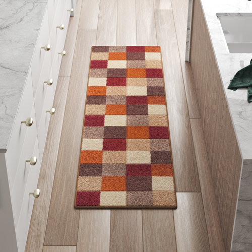 Hashtag Home Melstone Orange/Brown/Gray Rug & Reviews Wayfair.co.uk